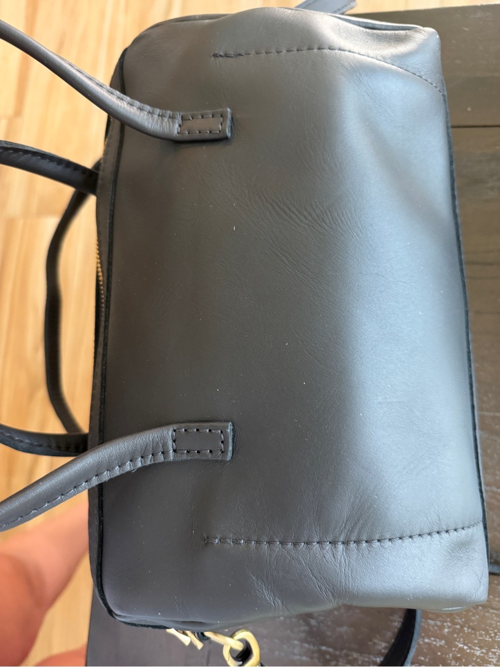 Portland Leather Black Solan Doctor Oversized Handbag - Picture 4 of 5